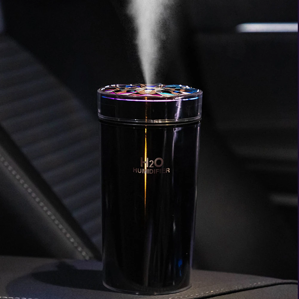 Car Air Freshener Colorful Night Light USB Powered Home Aroma Diffuser Timer Small Humidifier Dual Mode for Car Room Home Office