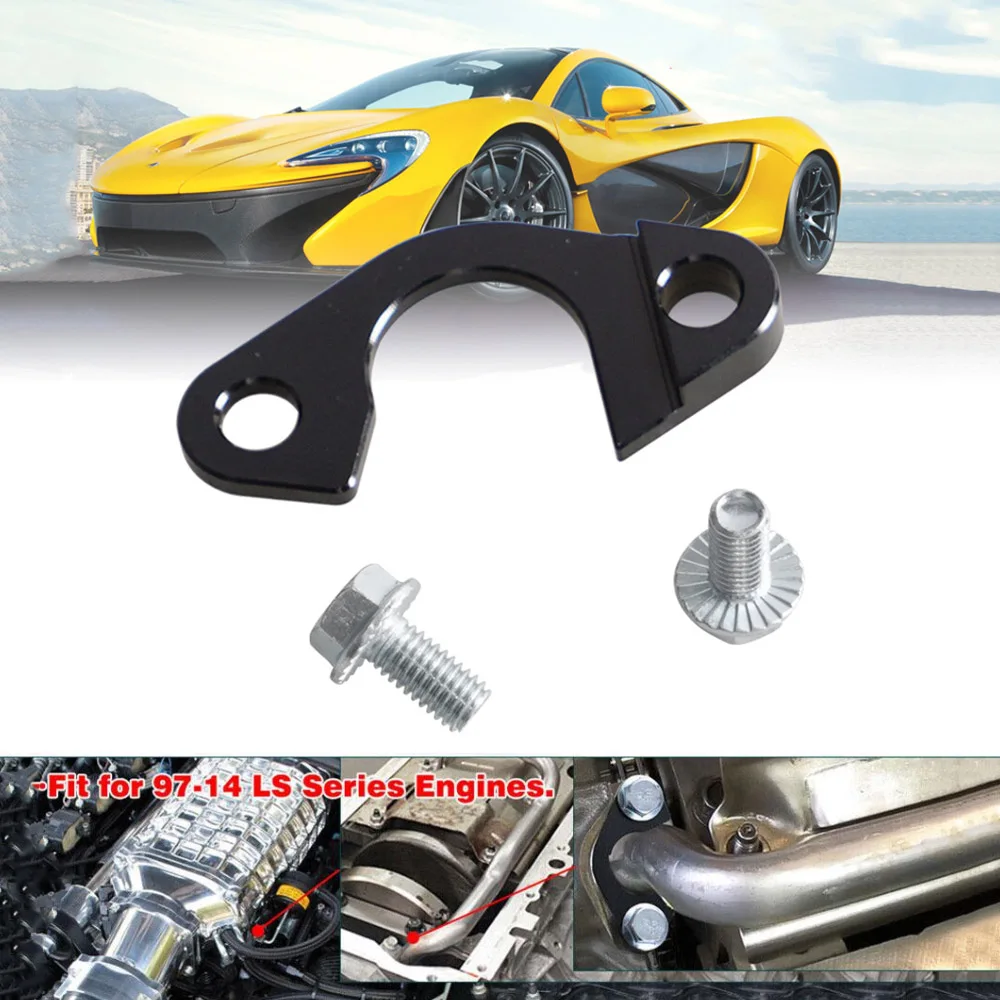 Per Ls Billet Oil Pump Pickup Tube Girdle Brace Hold Down Gen Iii Iv Ls1 Ls2 Ls3