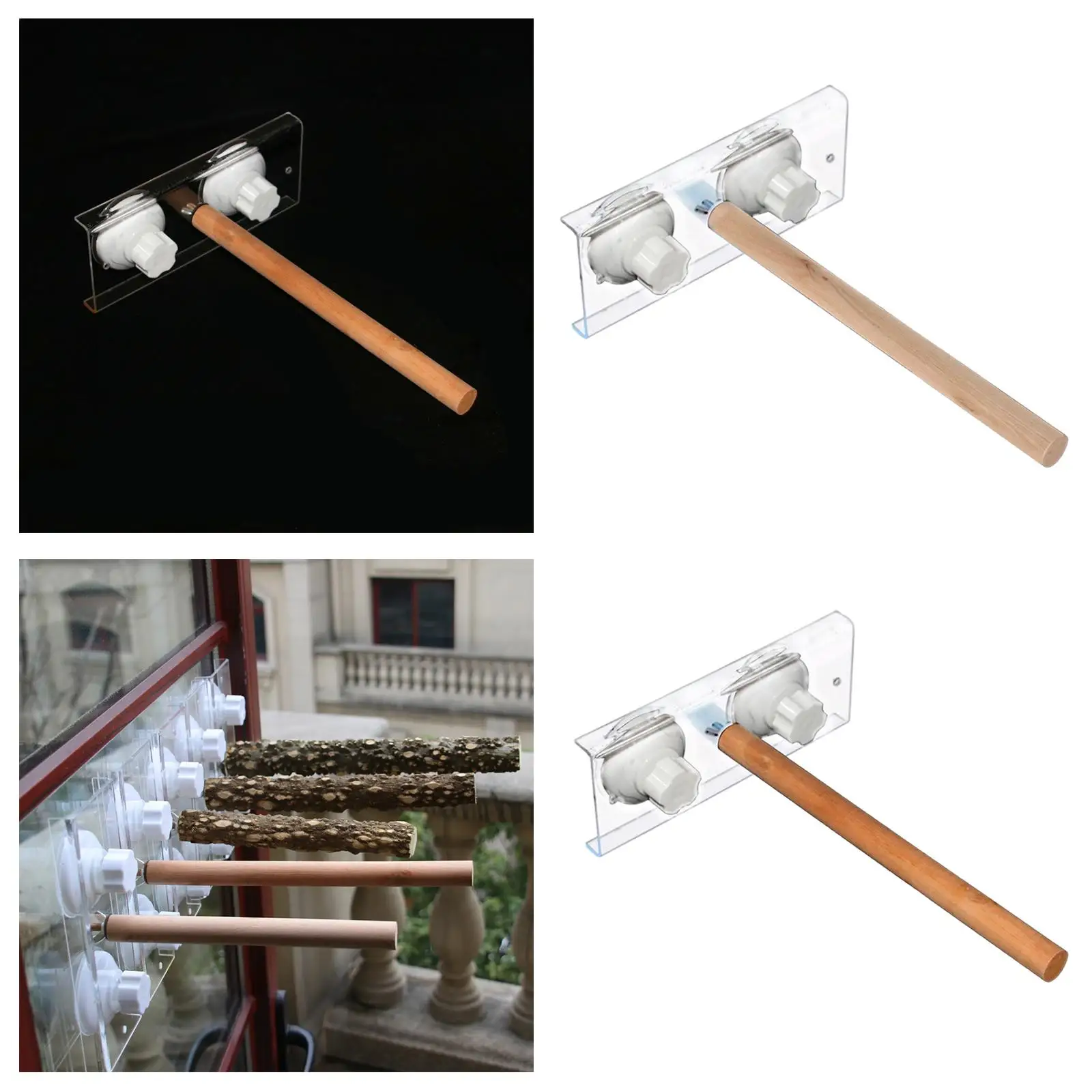 Bird Perch Lovebirds Bird Macaw Birdcage Stands Gym Stand for Cockatiels with Suction Cup Finch Parakeets Parrot Play Stand