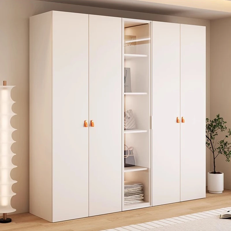 

Organizer Storage Wardrobe Partitions Bedroom Clothes Shelf Closet Wooden Display Minimalist Nordic Vestidores Trendy Furniture