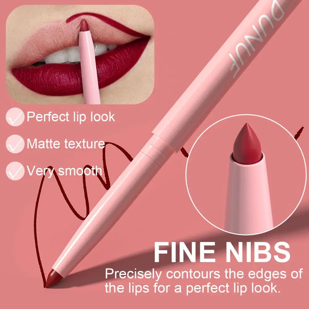 Kit 6 Matite Labbra e Rossetti Impermeabili Nude Marrone Non Appiccicoso Trucco Naturale Regalo Perfetto Liscio Rosso Rosa Lunga Durata 2026 - immagine 4