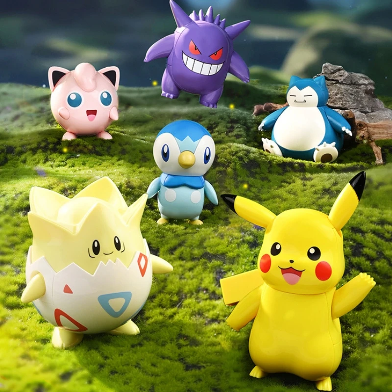 

Новый конструктор Keeppley серии покемонов ручной работы, мультяшный Пикачу гэнгар, кавайная модель в сборе, декоративная игрушка, подарок на день рождения