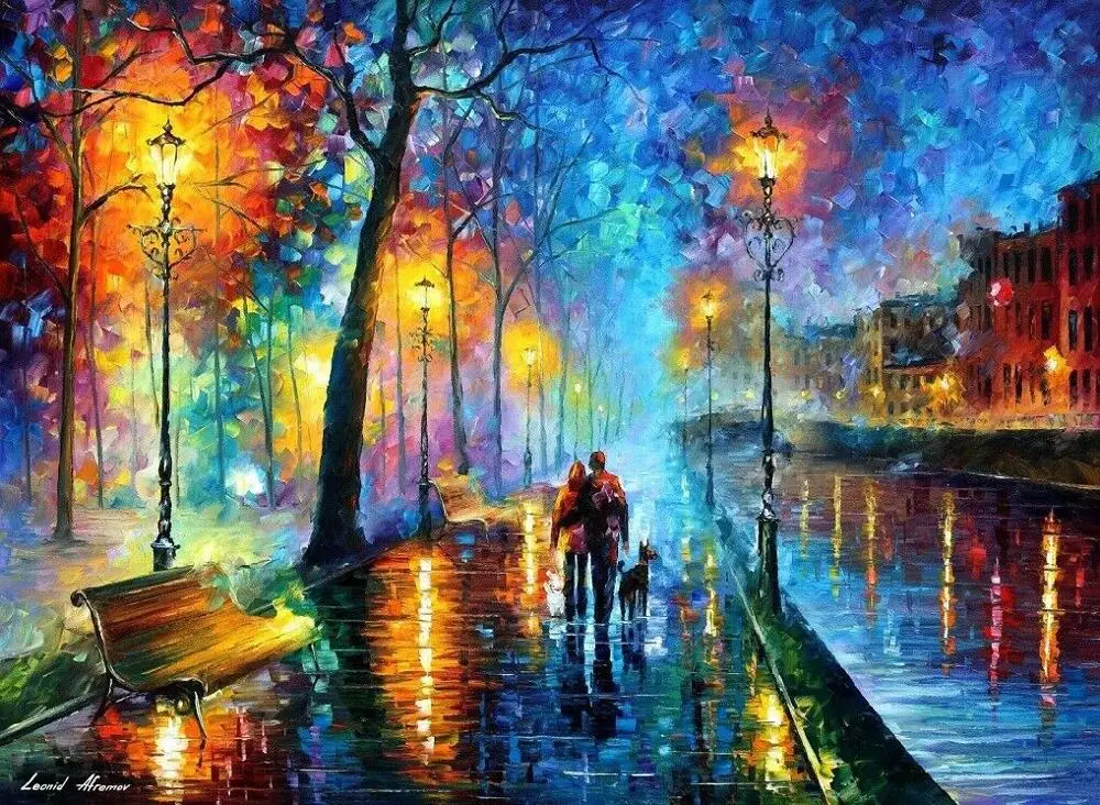 

Художественный холщовый постер Melody of The Night, декор для гостиной, домашняя Настенная картина