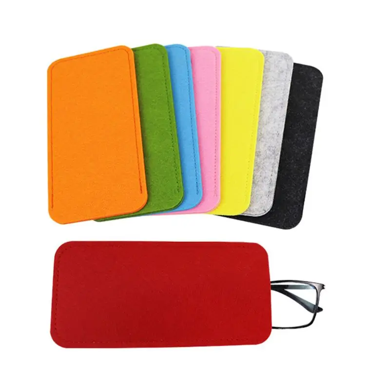 Luxurious Soft Felt Eyewear Sleeve and Organizer Pouch