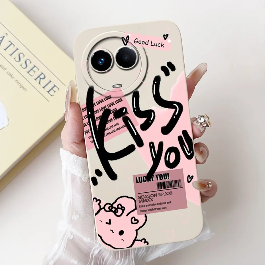 Fashionable Lens Protective Soft Silicone Phone Case