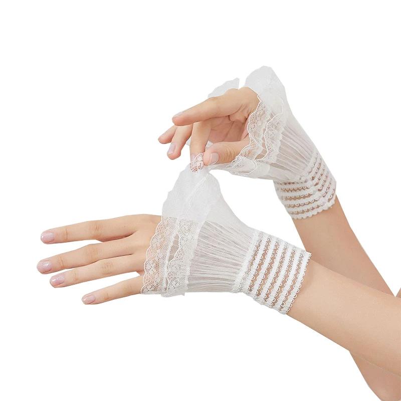 Sleeves Cuffs Women Lace Cuffs Fake Flare Sleeves For Women Double