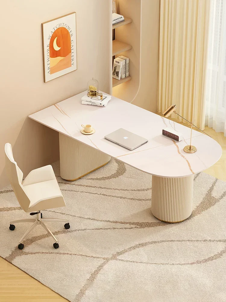 Cream wind slate desk modern minimalist desktop desk online celebrity small desk student desk.