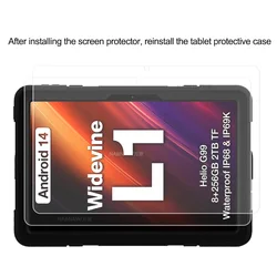 Ultra Clear Scratch - Resistant Tempered Glass Screen Protector - 2 Pack (2P - Pad P2 Active)