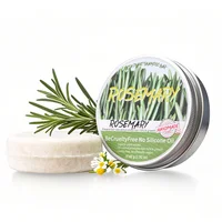Le savon shampooing au romarin sans huile de silicone, shampoing végétal, nettoie le cuir chevelu, nourrit les cheveux, contrôle l'huile 1