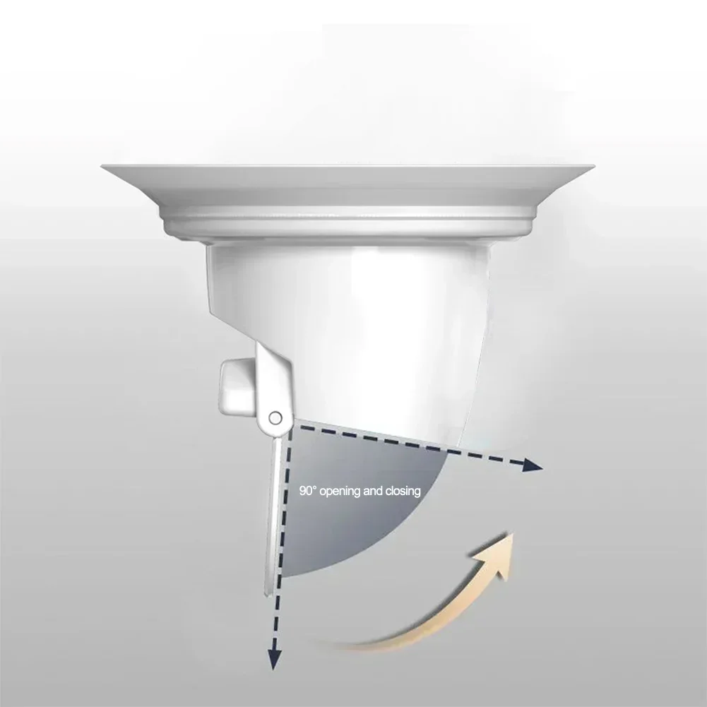 Squatting Toilet Odor Plug Squatting Pan Anti-smell Plug Plastic Anti-blocking Cover Squatting Smell Squat Pans Accessory 4