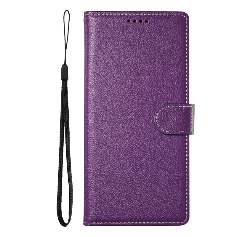 Retro Fruit Color Series Flip Wallet Leather Phone Cover with Card Holder
