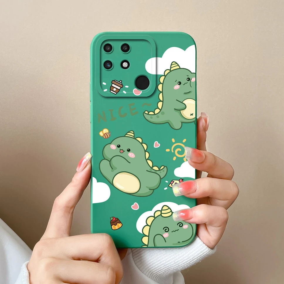 Fashion Love Heart Soft Smooth Liquid Silicone Phone Case - Bumper Cover