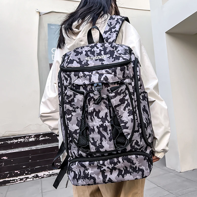MIER 35L Basketball Backpack - Sports Bag With Separate Shoe & Ball Compartment