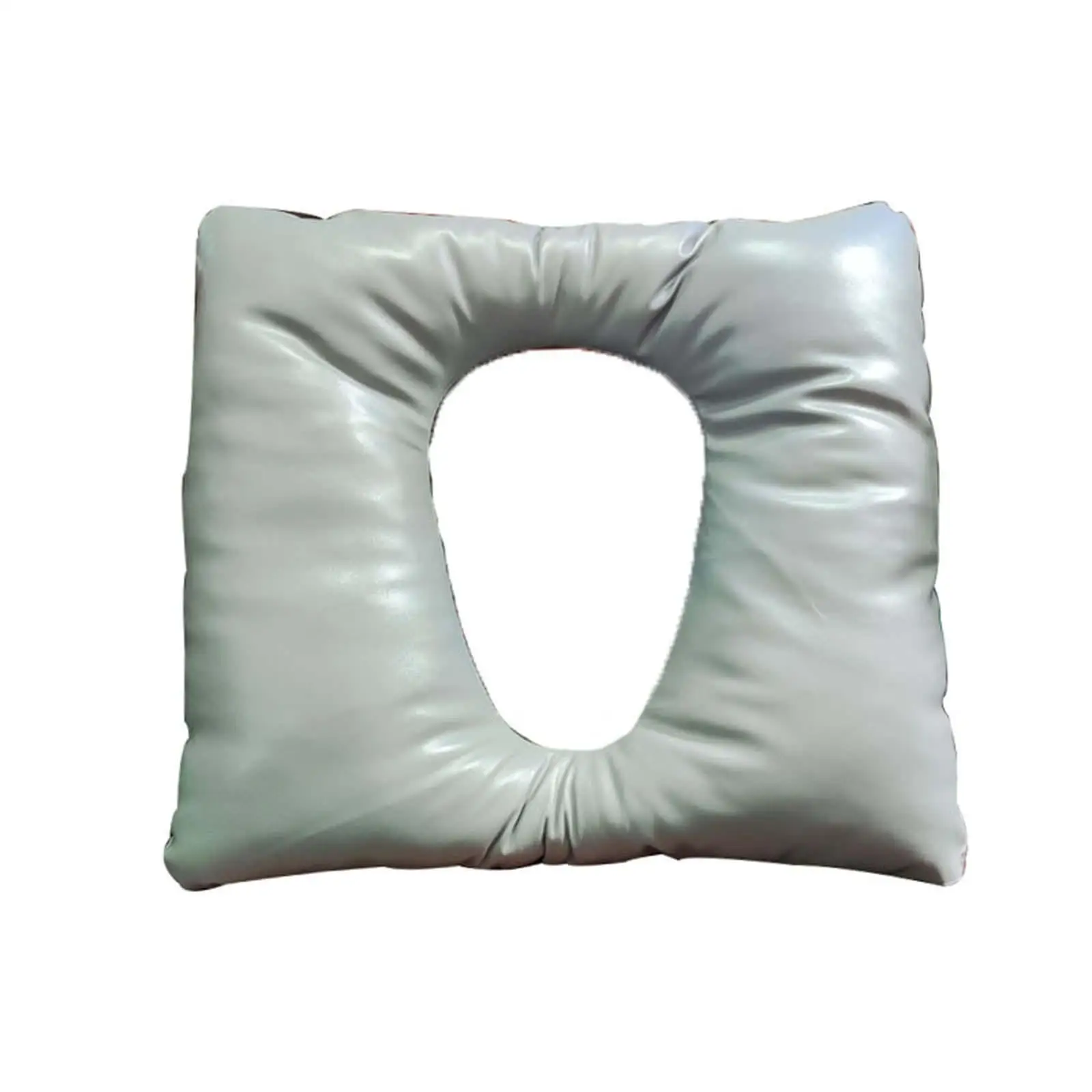 Commode Cushion Soft Seat Pad Cushion PU Surface Thickened Soft Cushion Comfortable Toilet Seat Cushion for Seniors Shower Chair 4