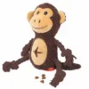 Dog Plush Toy Product With Teeth Grinding And Bite Resistant Plush Filling Squeaking And Noisy Toys Monkey Fleece Squeak Toys 5