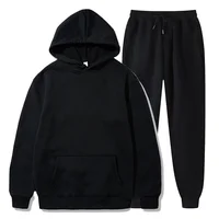 Basic Fleece Hoodies And Sweat Pants Set Men Jogger Set Wholesale Track Suit Sportswear Tracksuits Unisex Ensemble Jogging Homme - Image 2