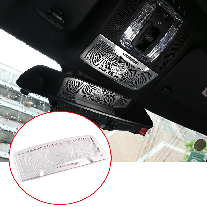 

Aluminum Alloy Interior Front Reading Light Lamp Cover Trim For Mercedes Benz B GLB Class W247 X247 2019 2020 Car Accessories