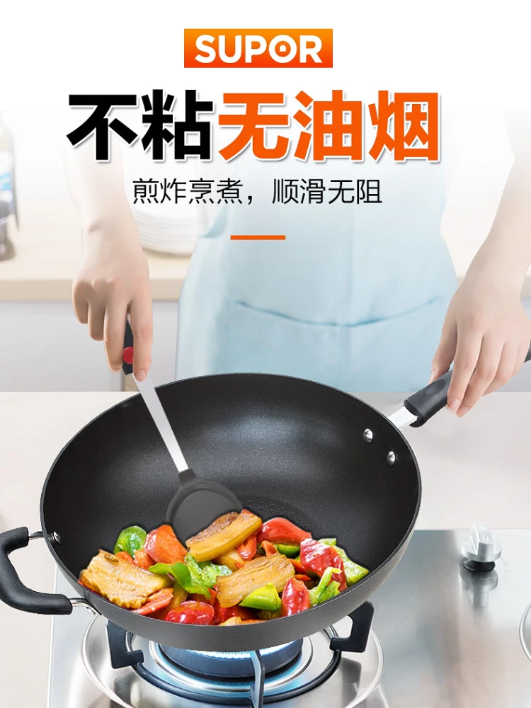 Non Stick Frying Pan Carbon Steel Wok No Coating Cookware 316l Stainless Steel  Pots And Pans Set Gas Induction Cooker General - Pans - AliExpress