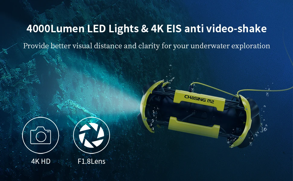 The Gladius M2 professional underwater drone has 8 vector thruster layouts and supports 4K + EIS underwater cameras 14 Sad58b36202f94b9ea65d4546ed793de9C The Gladius M2 professional underwater drone has 8 vector thruster layouts and supports 4K + EIS underwater cameras