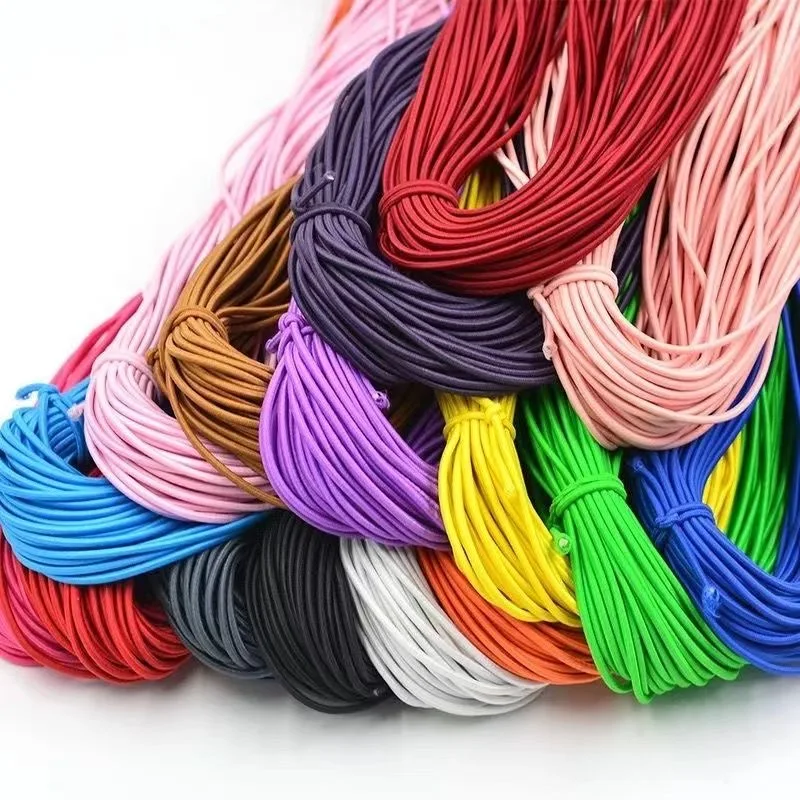 5yards/lot 2.5mm Elastic String Cord Rubber Band Thread for for DIY Sewing Clothes Accessories