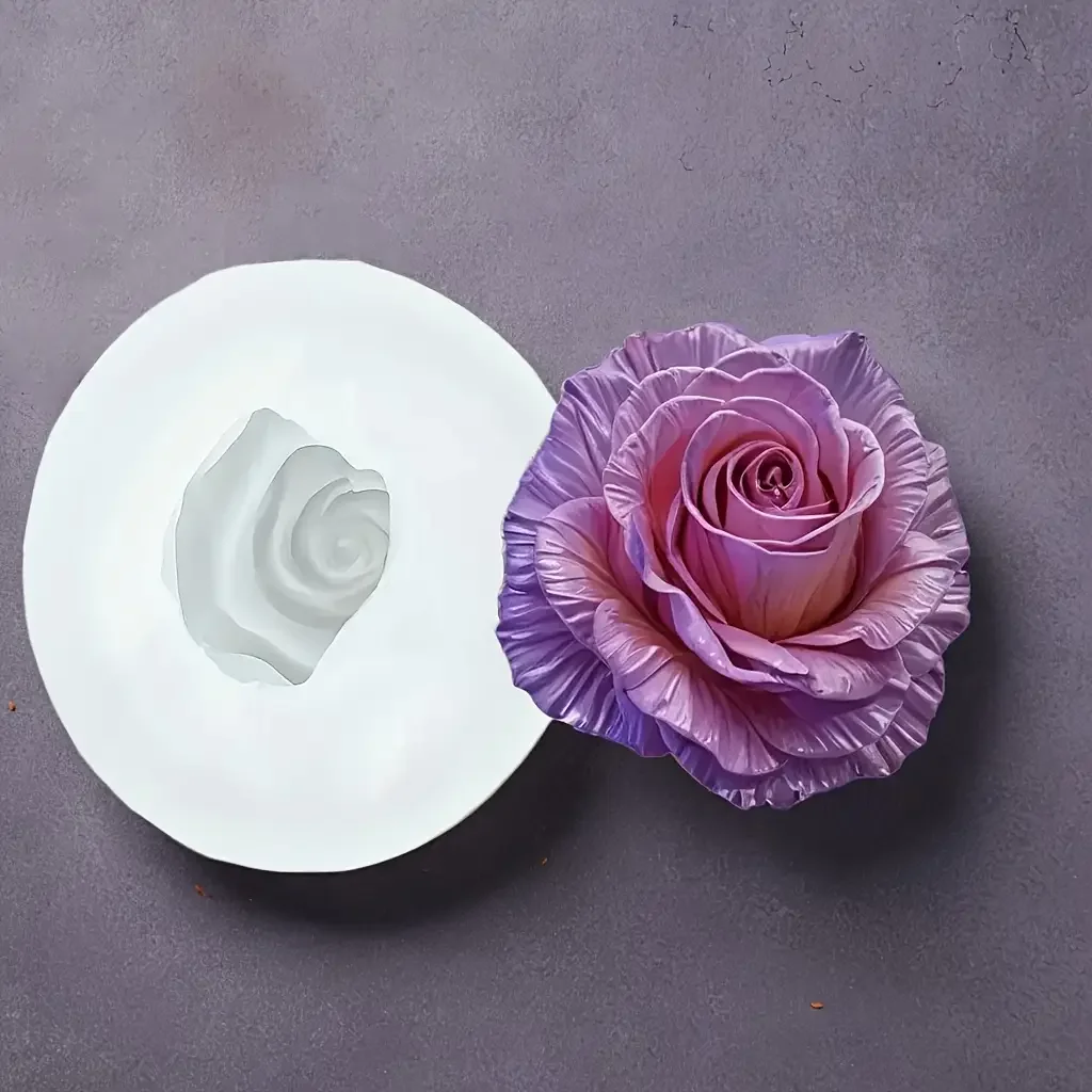 1 Stück Silikonform für Duftkerzen mit Blumenmotiv – vielseitig einsetzbar für DIY-Bastelarbeiten, Seifenherstellung und Tonprojekte – Detail 29
