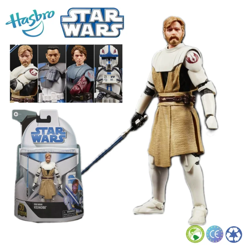 

Hasbro Original Star wars Anakin Skywalker Obi-Wan echo anime action & toy figures model toys for children