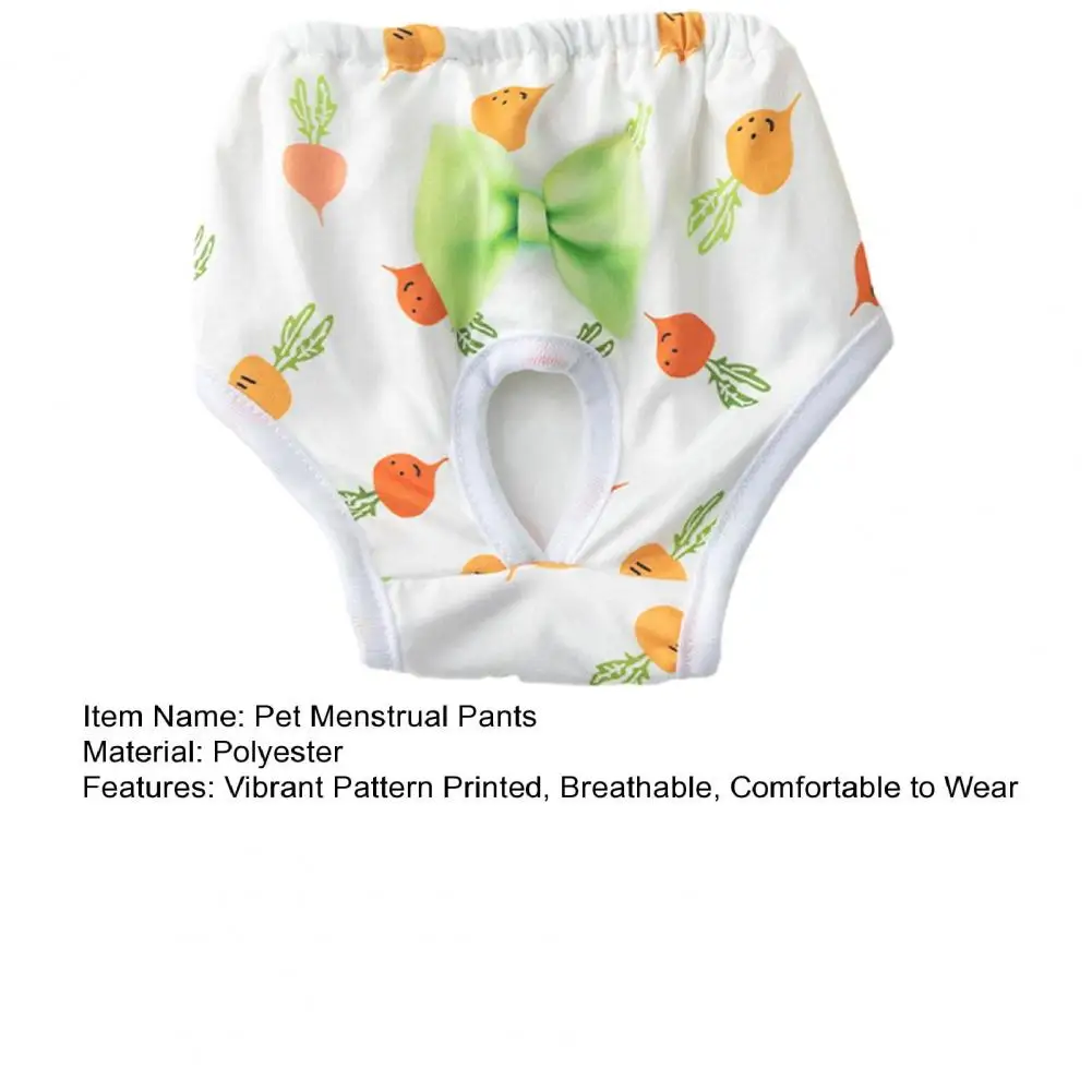 Title 14, 1Pc Cute Dog Diapers for Heat Comfortable Absor...