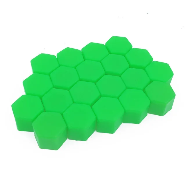 21MM Car Luminous Tire Hub Screw Cap Creative Silicone Protective Sleeve Tyre Screws Rust Dust Proof Caps Auto Accessories