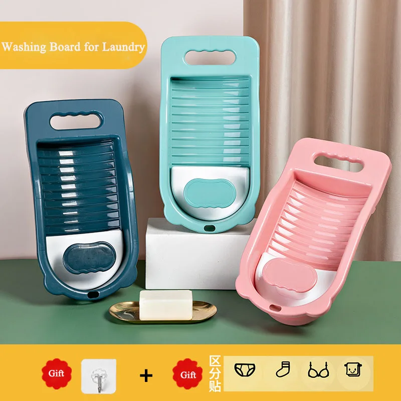 Underwear Washboard Antislip Thicken Washing Board Clothes Cleaning Laundry Cleaning Tool Bathroom Accessories Socks Washboard laundry board