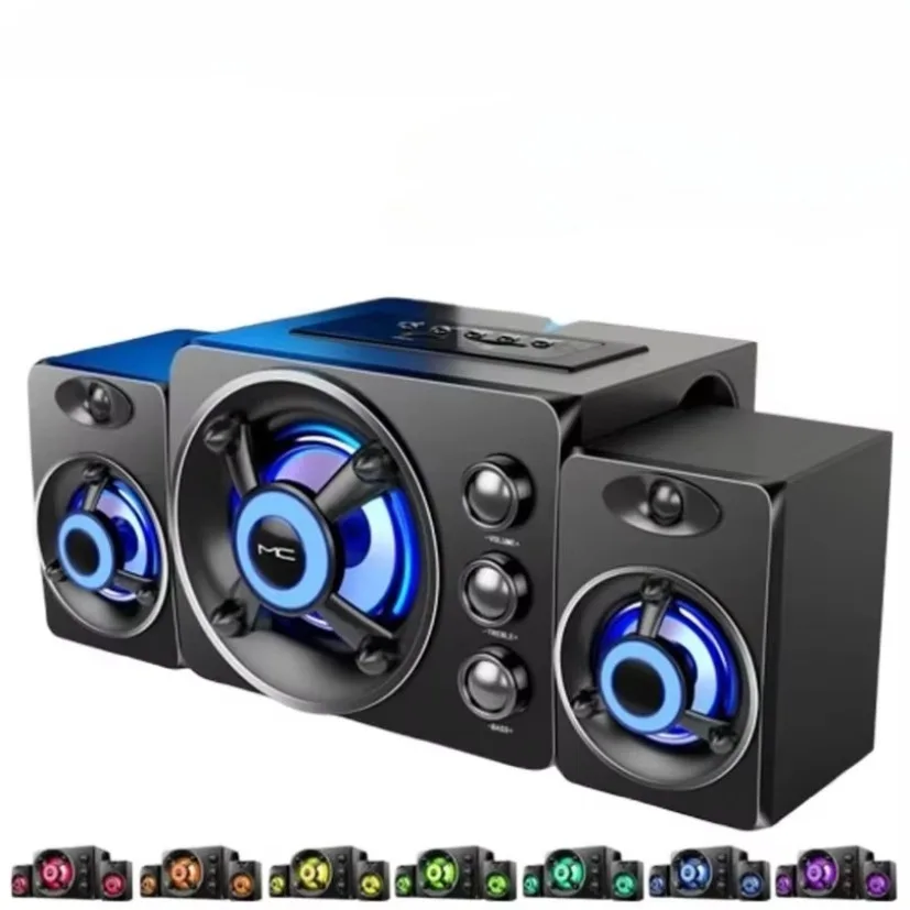 Upgrade HIFI 3D Stereo Speakers With LED Light - Image 2