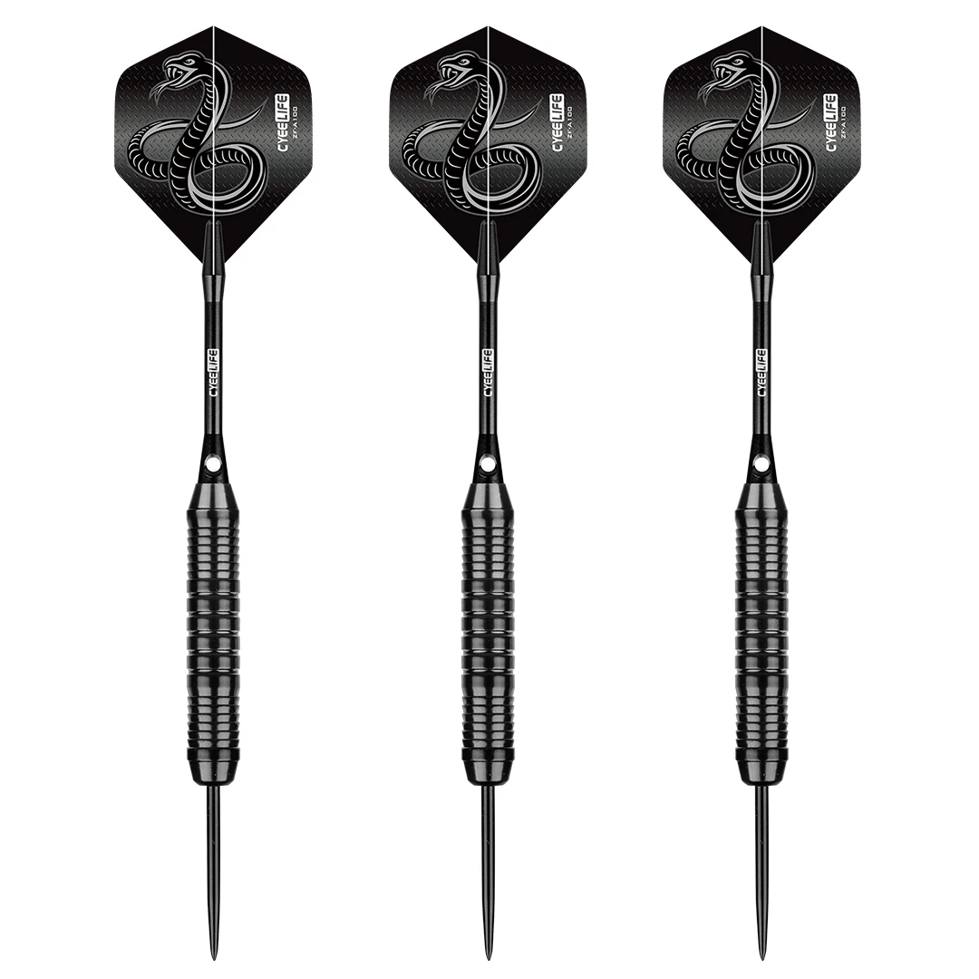 CyeeLife 3pcs Steel Tip Flying Darts – 24g Professional Set 5