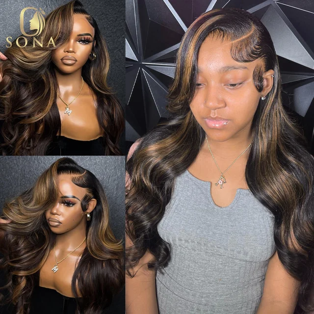 エボニーウィッグ　グラデーション　ロングウェーブレースフロント エボニーウィッグ グラデーション ロングウェーブレースフロント