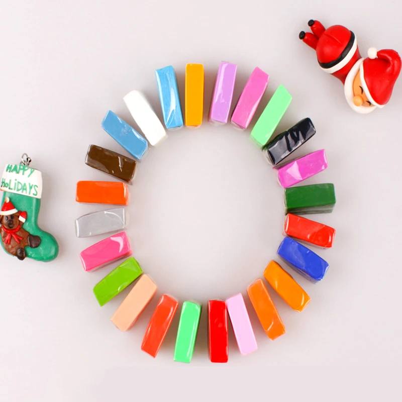Soft clay 24 color 70 color plasticine 50 clay tool set diy soft handmade children's handmade gift toys modelling clay