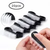Top Cleaning Nail Brush Nail Art Plastic Soft Remove Dust Finger Care UV Gel Manicure Pedicure Tool Makeup Brushes Scrubbing 1
