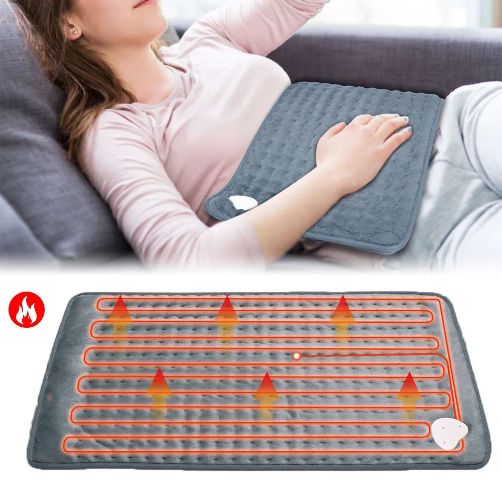 Microplush Electric Heating Pad 30*60CM 220V 240V 75W EU Plug 4 Level