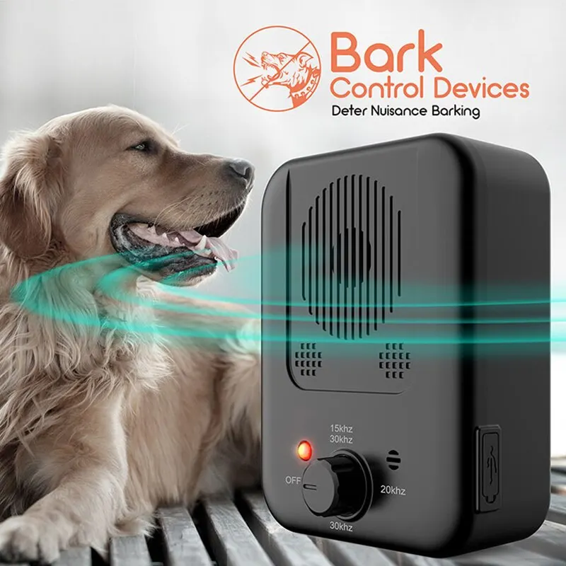 Ultrasonic Barking Stop Device Dog Driving Device Noise Prevention Training Automatic