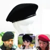 Unisex Berets Hat High Quality French Style Wool Beret French Style Uniform Cap for Men Women 1 Pcs 2