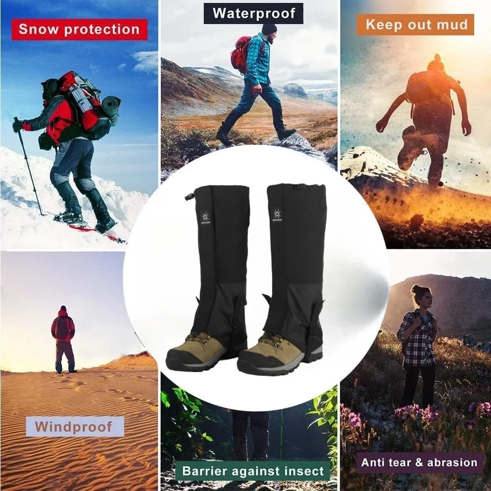 Waterproof Hiking Leg Gaiters 6