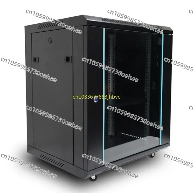 Корпус для серверной стойки 12u, 19-дюймовый стеклянный настенный шкаф для сервера Nas
