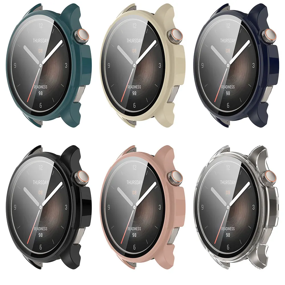 All-Around Protective Glass Film & Case with Screen Protector