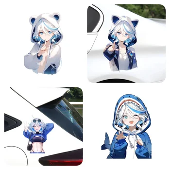 Adesivi per auto Ragazza carina Adesivi impermeabili resistenti ai graffi Decalcomania in vinile Accessori per auto