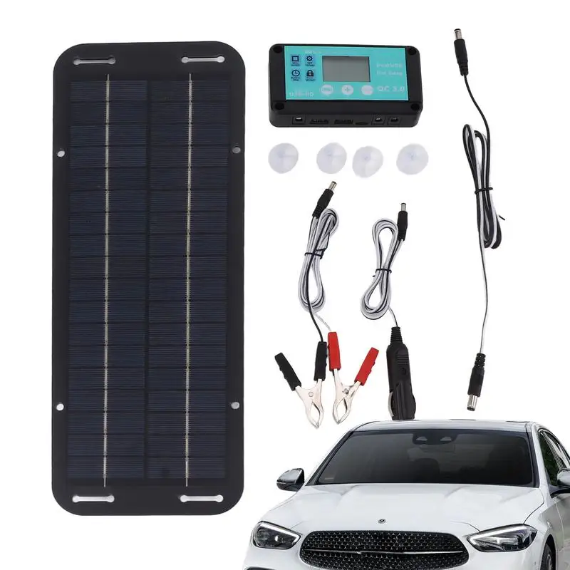

Solar Panel 20W 12V/24V Solar Cell Flexible Solar Charger Solar Battery Charger For Outdoor Camping Mobile RV Solar For Car
