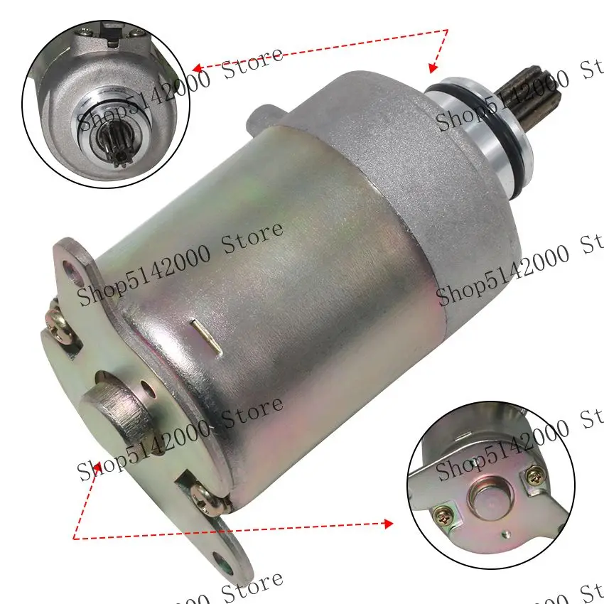 

Motorcycle Starter Motor For Kymco Super 8 125 LX MMC 4T Euro II 125 4T Euro III Agility City Like 31210-GFY6-200 31210-KEBE-900