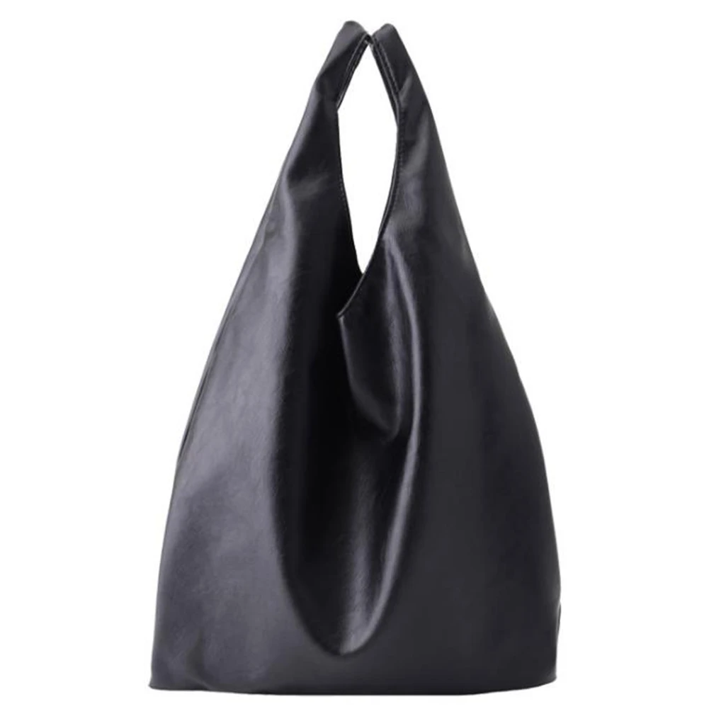 

Сумка для покупок из искусственной кожи однотонная универсальная сумка-тоут Повседневная Вместительная женская сумка