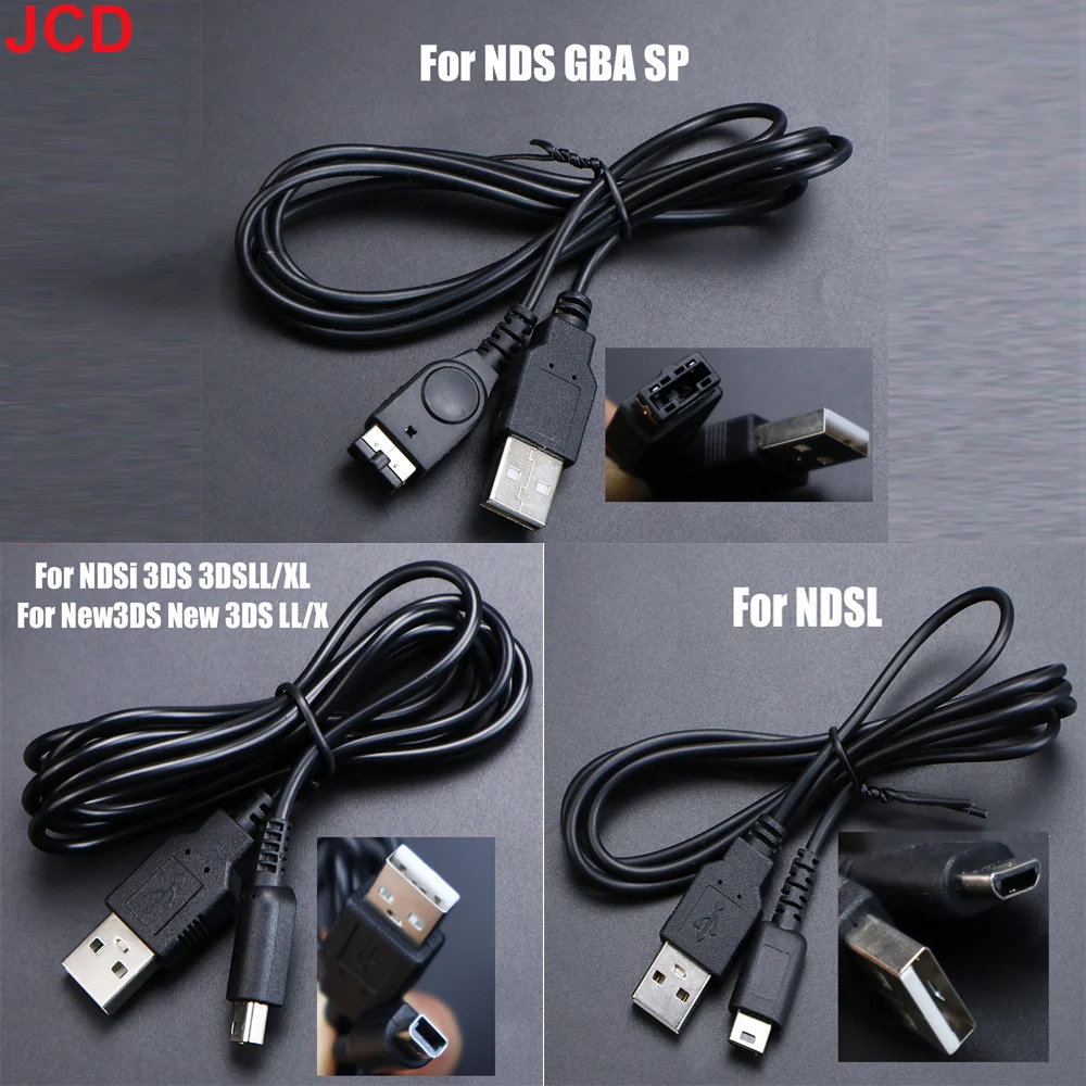 USB 데이터 충전기 충전 전원 케이블 코드 DS Lite DSL NDSL NDSi 3DS New 3DS XL LL NDS GB GBC GBP GBA SP 게임 컨트롤러용