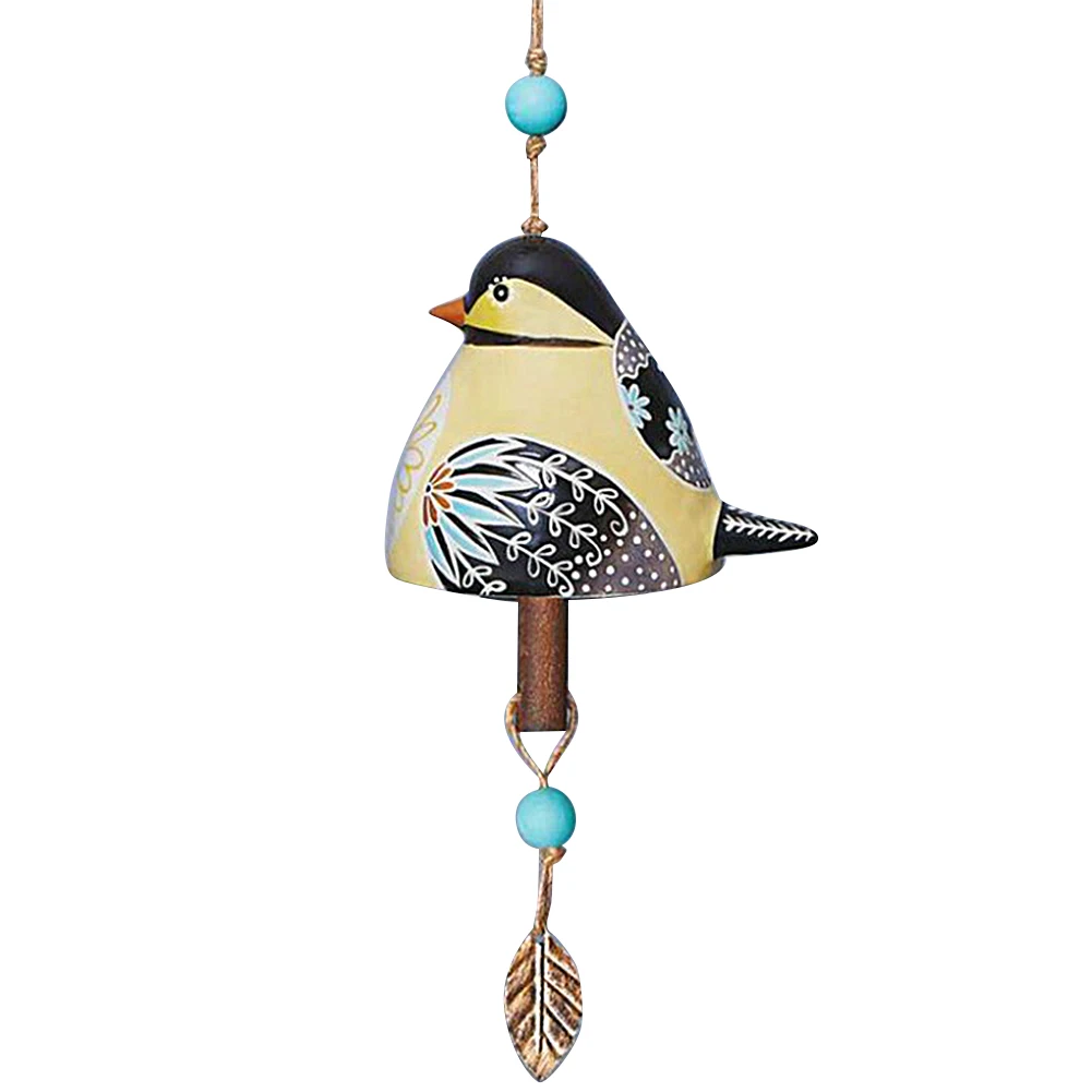Cute Wind Bell Hanging Ornaments Bird Bell Chimes Bird Bell Wind Chimes for Wall Window Door Housewarming Gift 5
