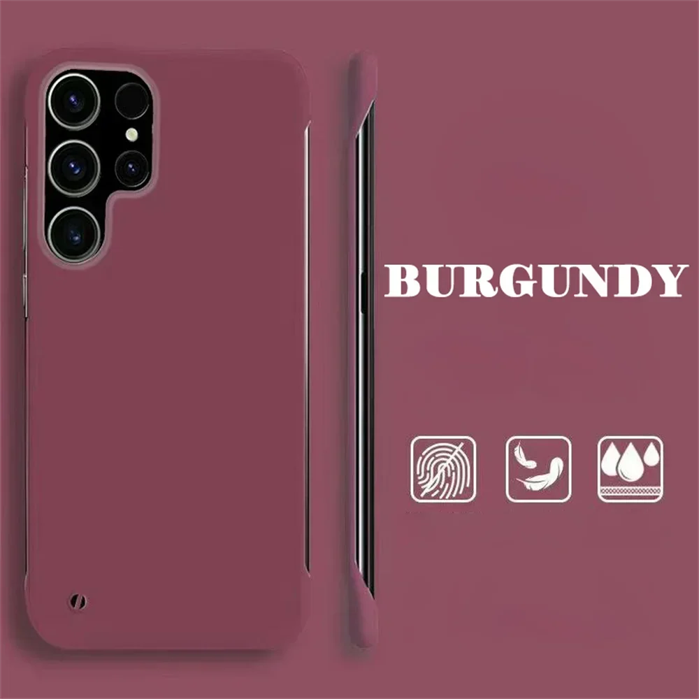 Ultra Slim Colorful Matte Frameless Hard Cover