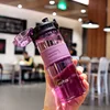 500ml Sports Water Bottle Portable Leak-proof Plastic Drinkware With Tea Filter Tour Gym Outdoor Sports Cup BPA Free 2