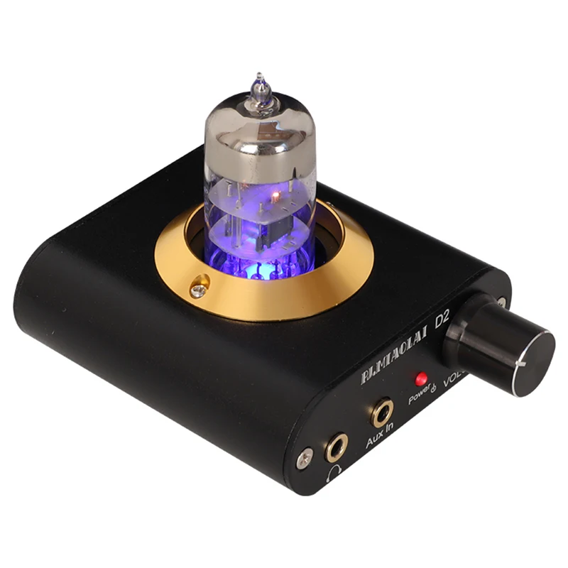 DLHiFi Mini 6N3 Tube Headphone Amplifier 1100Mw 32 Ohm For 8-600ohm With Power Supply |