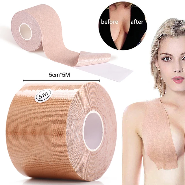 Boob Tape Bras Wome Adhesive Invisible Bra Elastic Cloth Chest Sticker  Nipple Pasties Strapless Underwear Breast Bandage - Intimates Accessories -  AliExpress